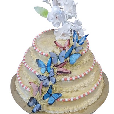 French Vanilla Wedding Cake