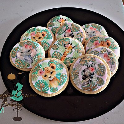 Decorated Sugar Cookies: Animal Theme