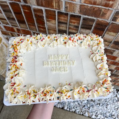Large Birthday Sprinkle Cookie Cake (9x13)