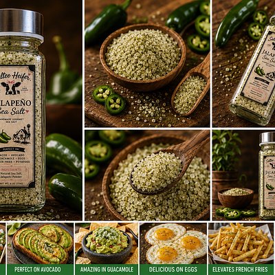 Jalapeño Sea Salt - 4 oz