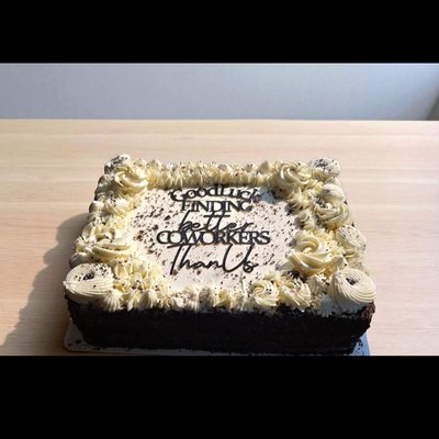 Double Layer 1/4 Sheet Cake