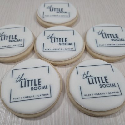Custom Business Logo Cookies 