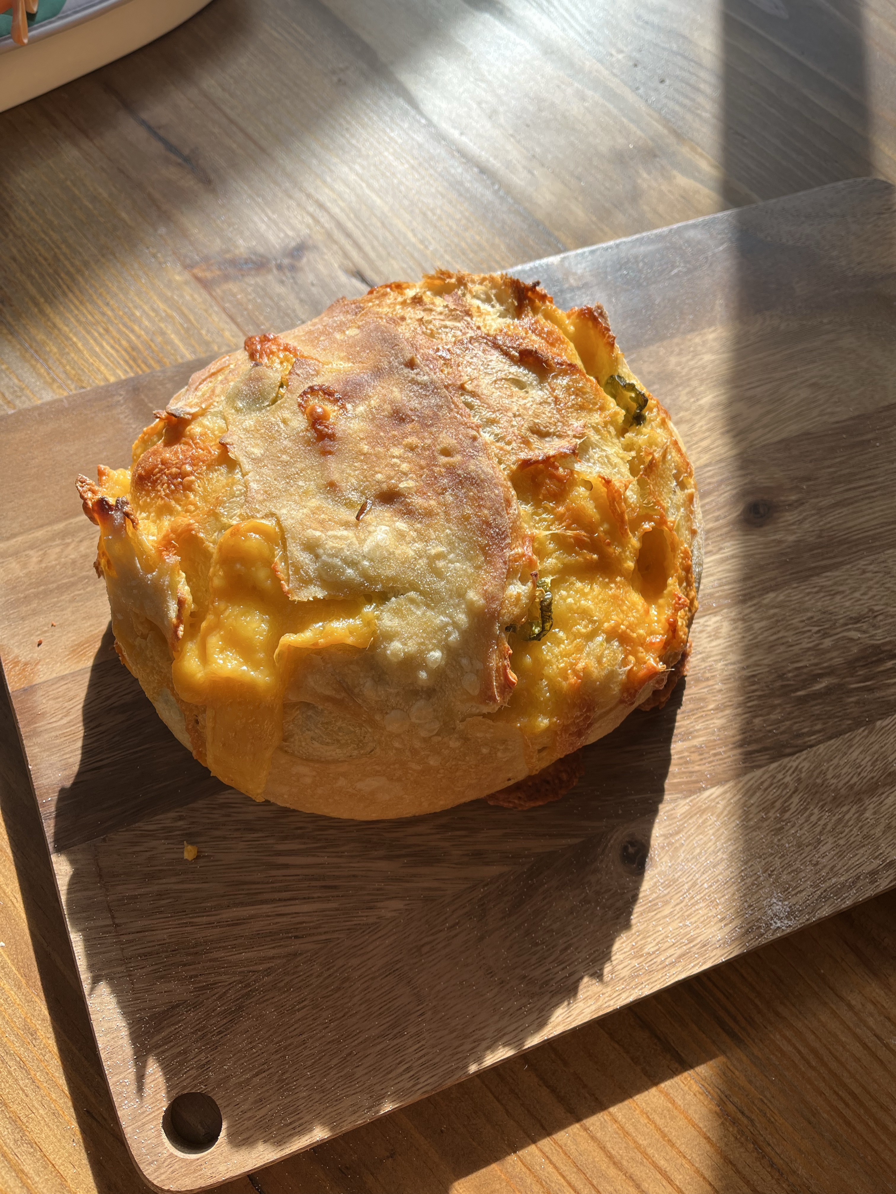 Cheddar and Jalapeño Sourdough 