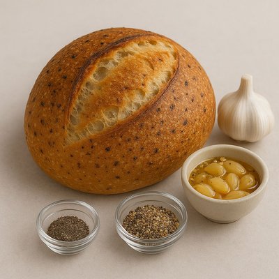 Garlic Confit & Black Pepper