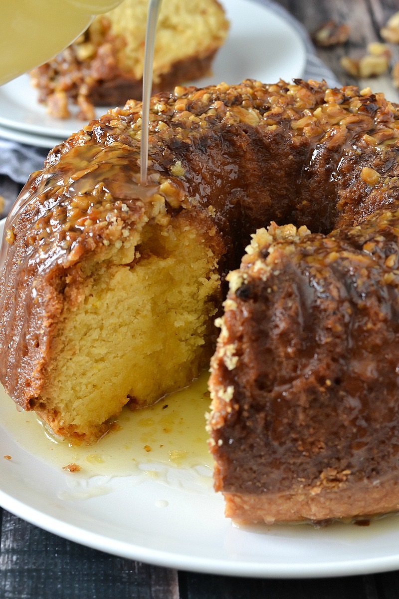The BEST Sourdough Rum Cake w/ Buttered Rum Glaze