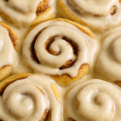 Soft & Fluffy Cinnamon Rolls With Creamy Vanilla Bean Glaze