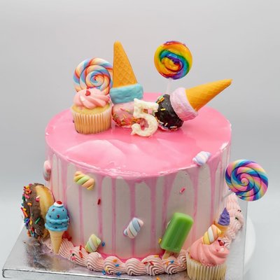 8” Round Cake (26ppl) 