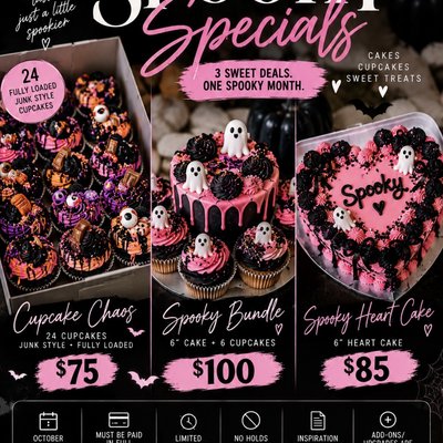 OCTOBER SPOOKY SPECIALS 