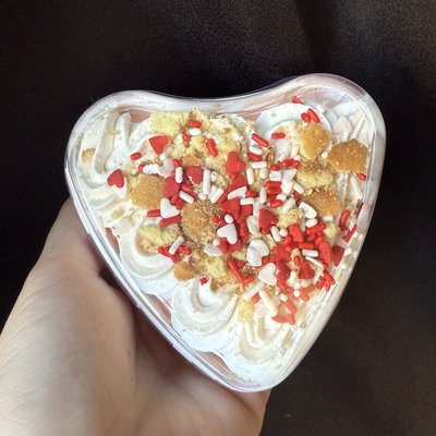 Valentine Themed Banana Pudding Cups 