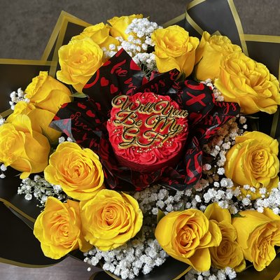 4” Cake Bouquet 