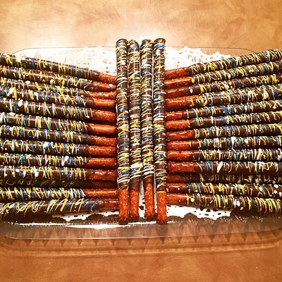 Custom Chocolate Covered Pretzel Rods