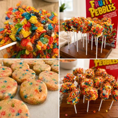 Fruity Pebbles Cake Pop