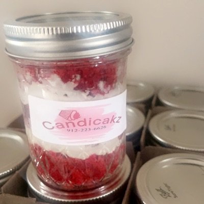 Red Velvet Cake Jars