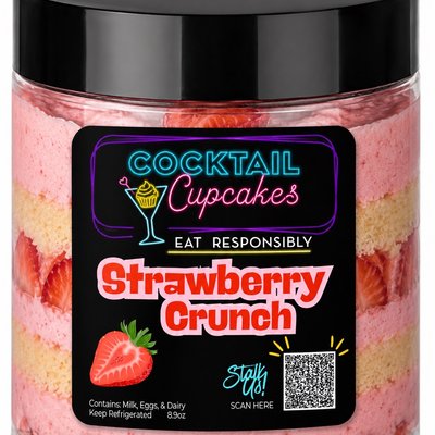 Strawberry Crunch Cake Jar