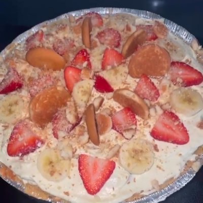 Strawberry Banana Cheese Cake 