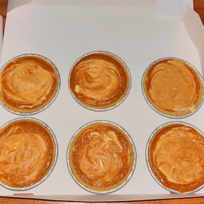 6 Mini Sweet potato Pies