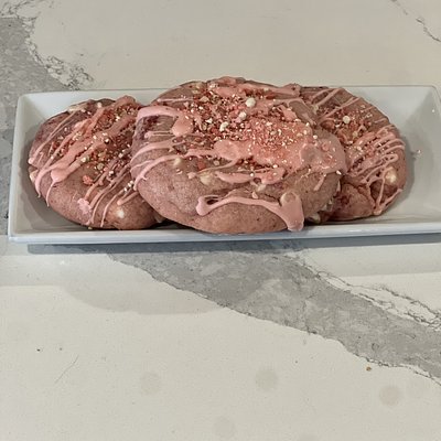 Strawberry cookie