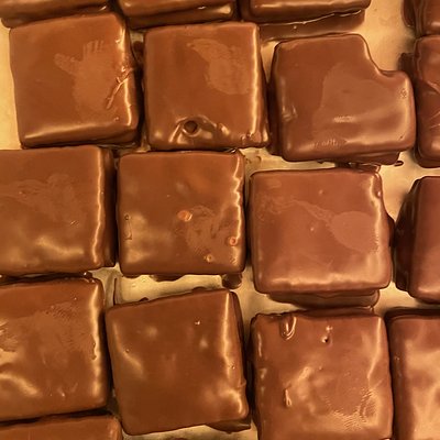 Homemade Butterfinger Squares