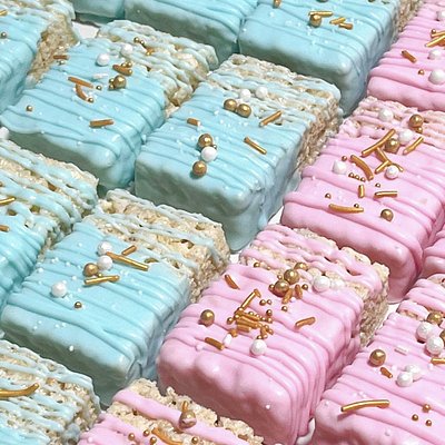 Rice Crispy Bars Dipped In Chocolate (20) 