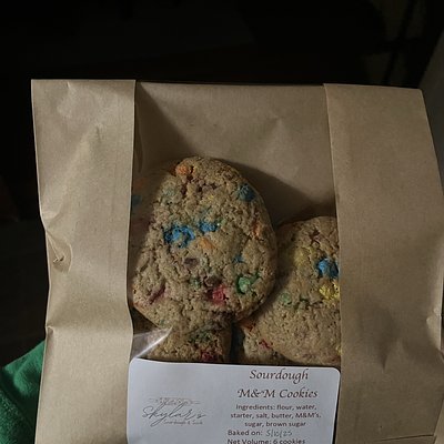Sourdough M&M Cookies