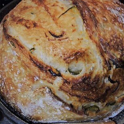 Jalapeño Cheddar Sourdough Bread