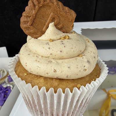 Biscoff Cookie Butter Cupcake