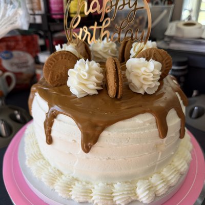 Biscoff Cookie Butter 6 Inch Cake