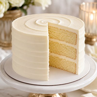 Vanilla Cake 6 Inch 3 Layer