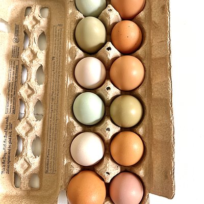 Organic Farm Fresh Eggs (1 Dozen)