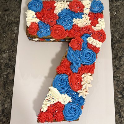 Number Cookie Cake 