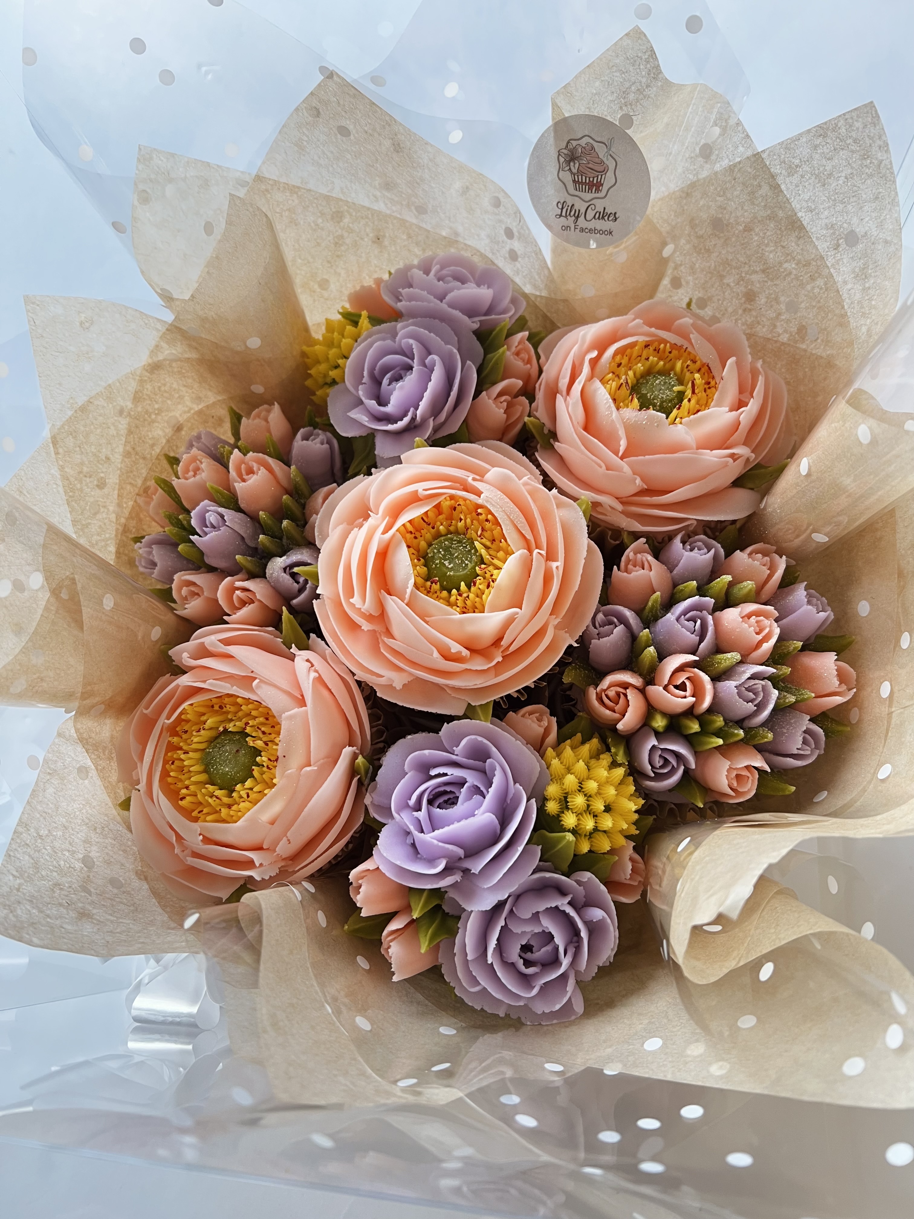 7 Cupcakes Bouquet 💐 