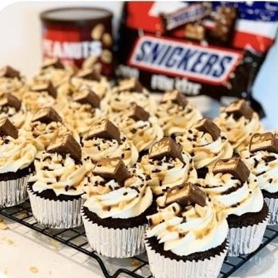 Snickers Cupcakes Dozen