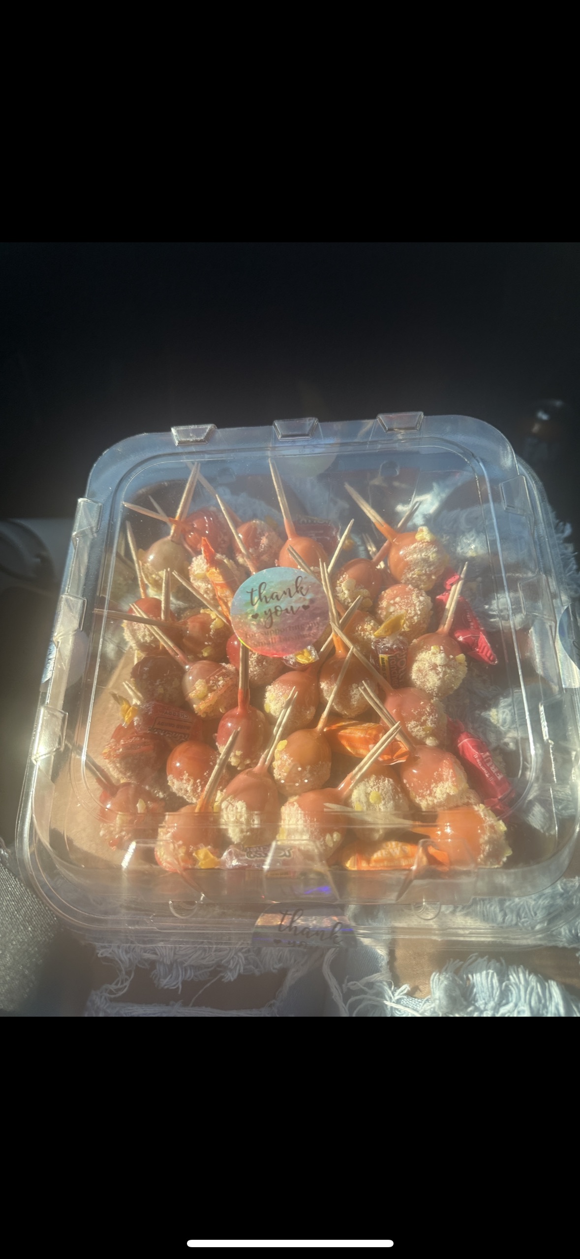 Large Tray Candied Grapes 