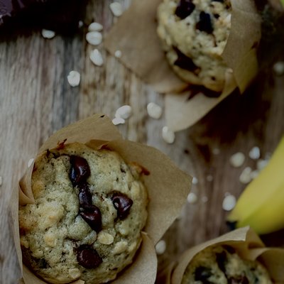 Banana Chocolate Muffins 