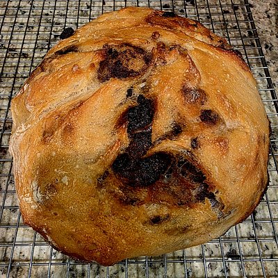 Sourdough Cinnamon Raisin Loaf