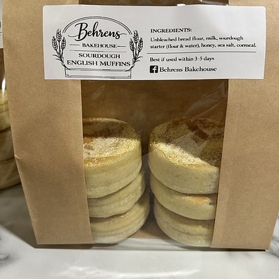Sourdough English Muffins