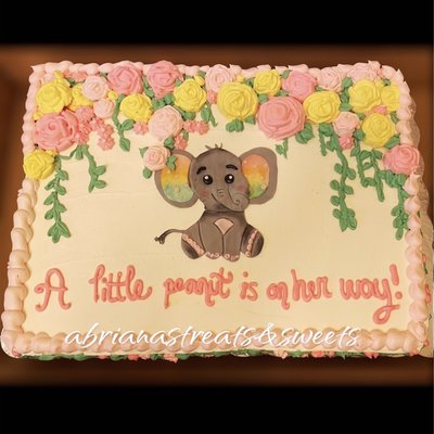 1/2 Sheet Cake (40-50 Servings)