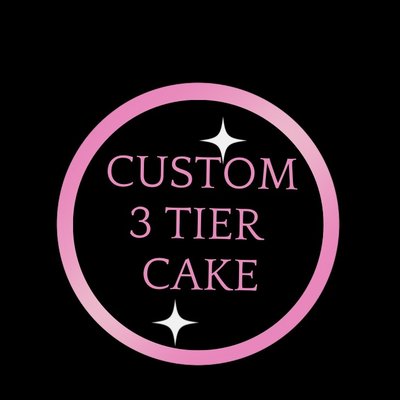 Custom 3 Tier Cake Servings 90