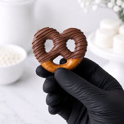 Custom Chocolate Covered Pretzel Twists (12)