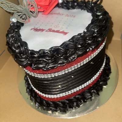 6 Inch 3 layers Burn Cake Without Pics