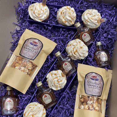 Custom Tipsy Cupcake Box 