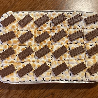 S'mores Brownie Mini Bars