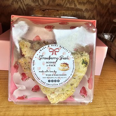 Strawberry Basil Scones 2 Pack