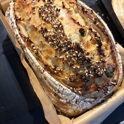 Jalepeño Cheddar Everything Sourdough Loaf