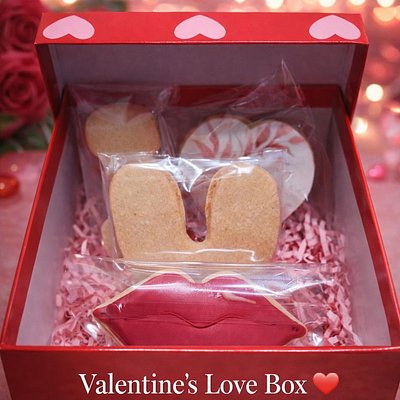 Valentines  Cookies  Box