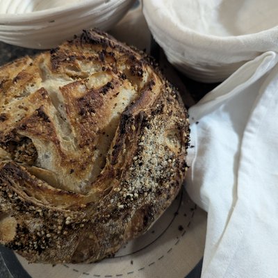 Everything Sourdough Bread
