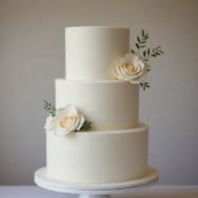 Three Tier Wedding Cake 6”, 8”, 10”