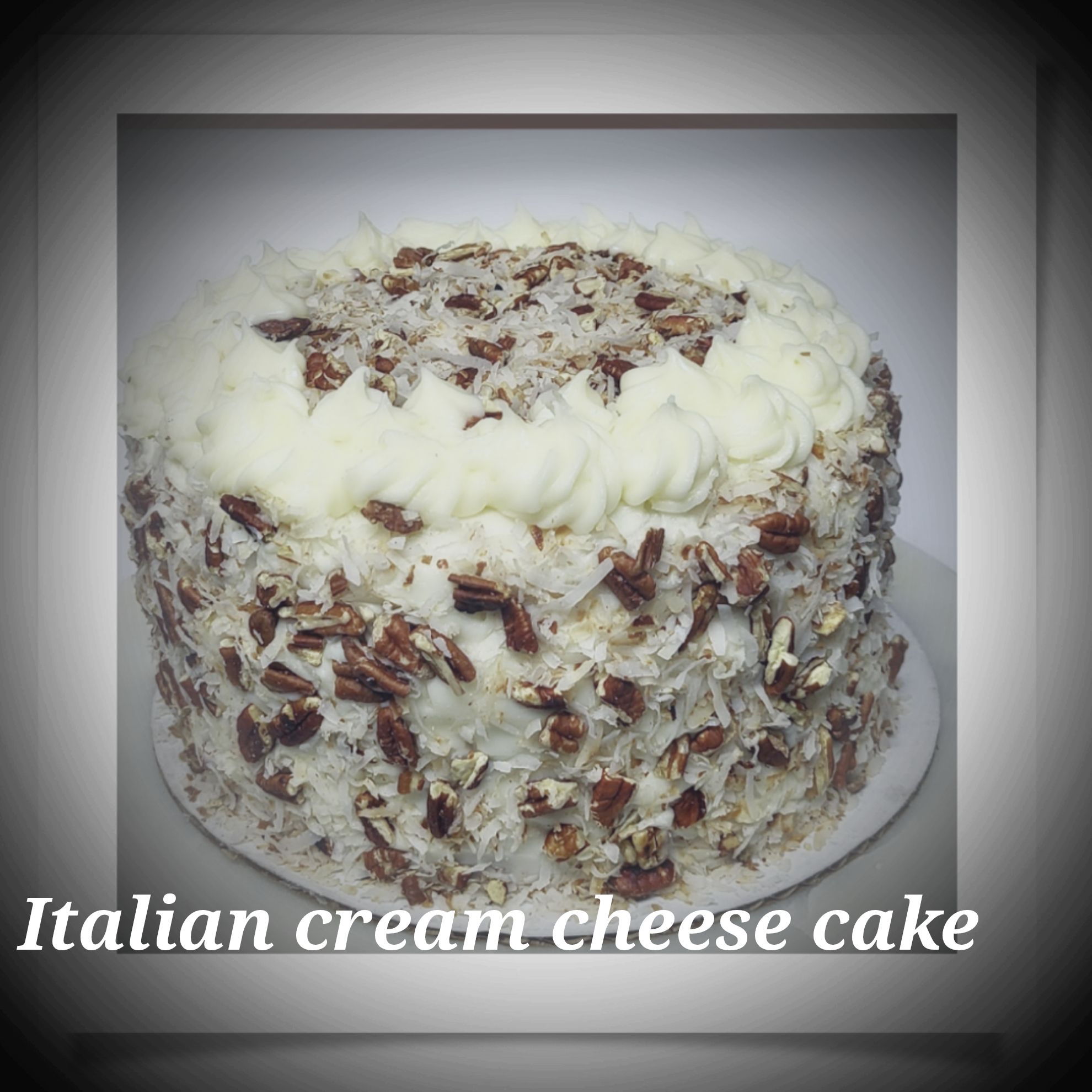 Italian Cream Cheese Cake