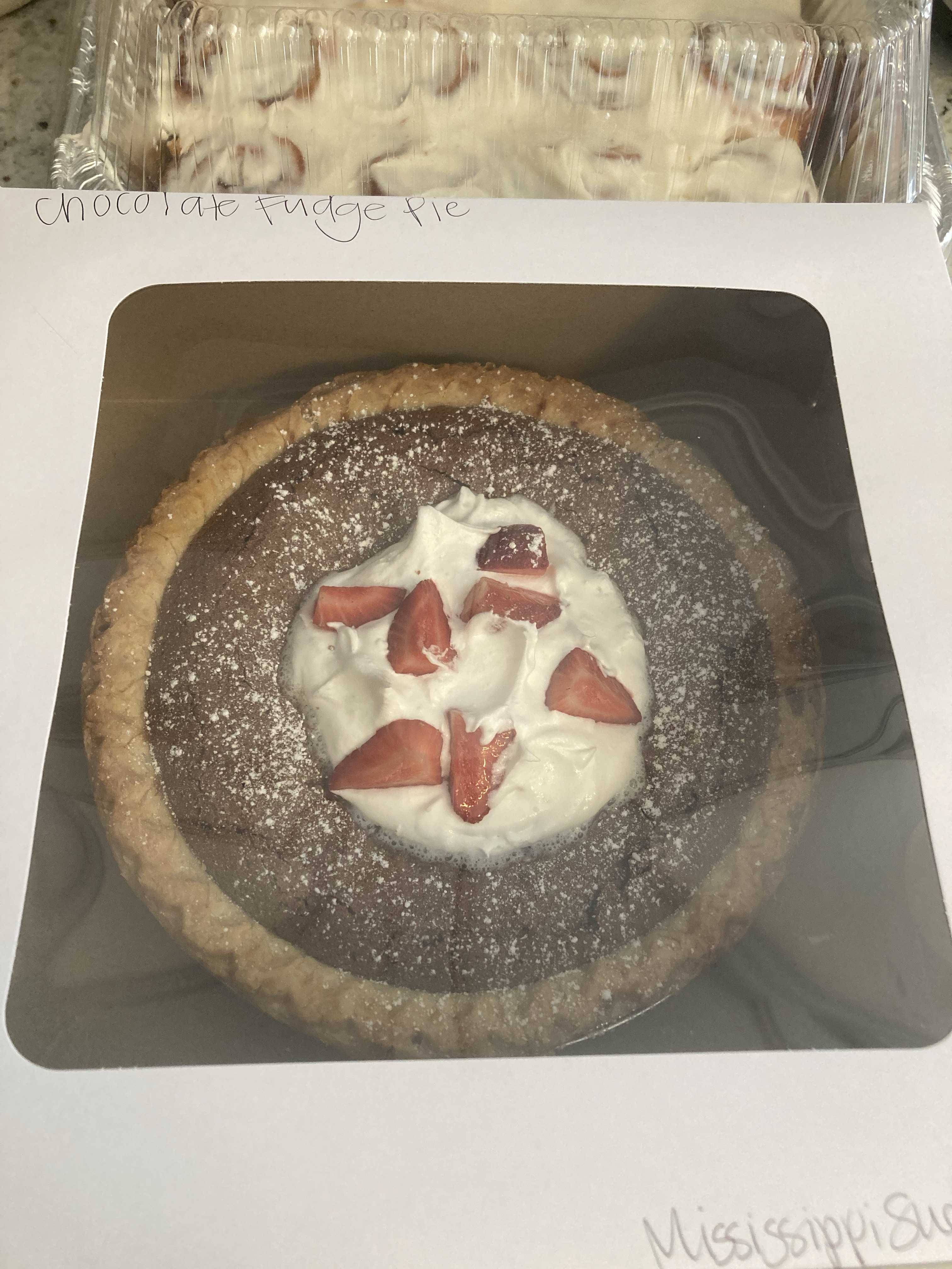 Chocolate Fudge Pie