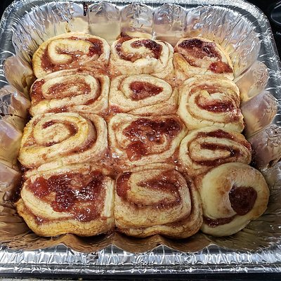 Strawberry Cinnamon Rolls 
